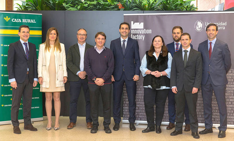 'Cinco proyectos emprendedores, premiados por Caja Rural de Navarra y la Universidad de Navarra'