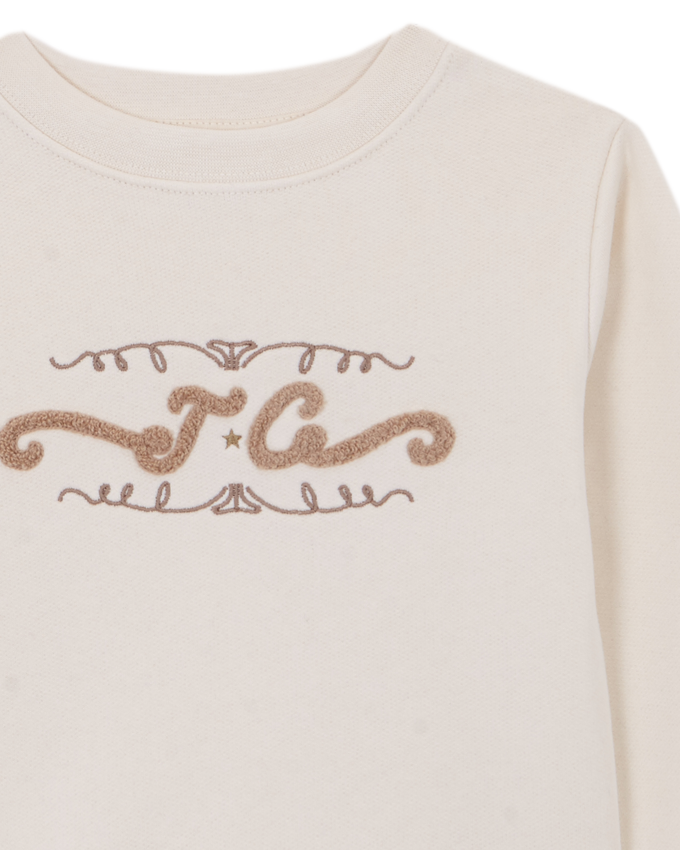 SUDADERA UNISEX TENNIS CRUDO
