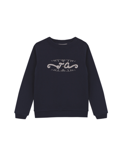 SUDADERA UNISEX TENNIS AZUL MARINO
